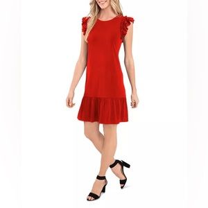 CeCe Red Dress Size 8